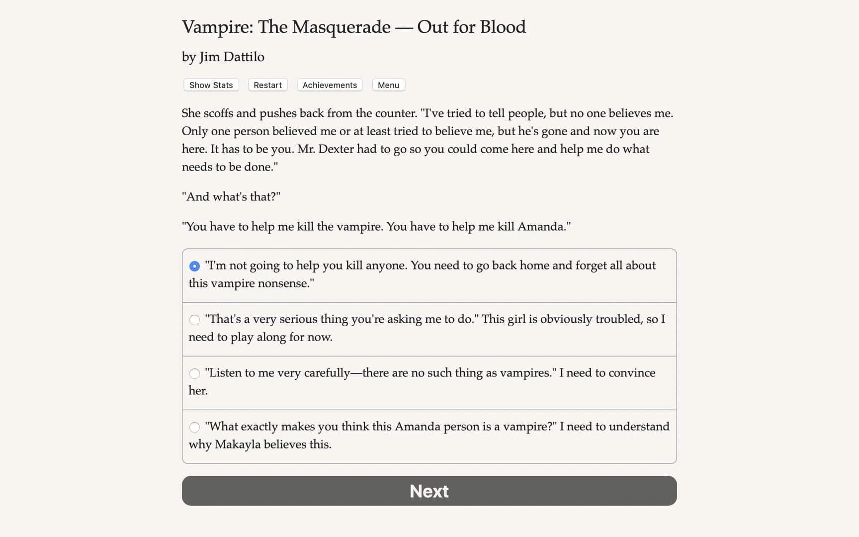 Vampire: The Masquerade - Out for Blood screenshot 2