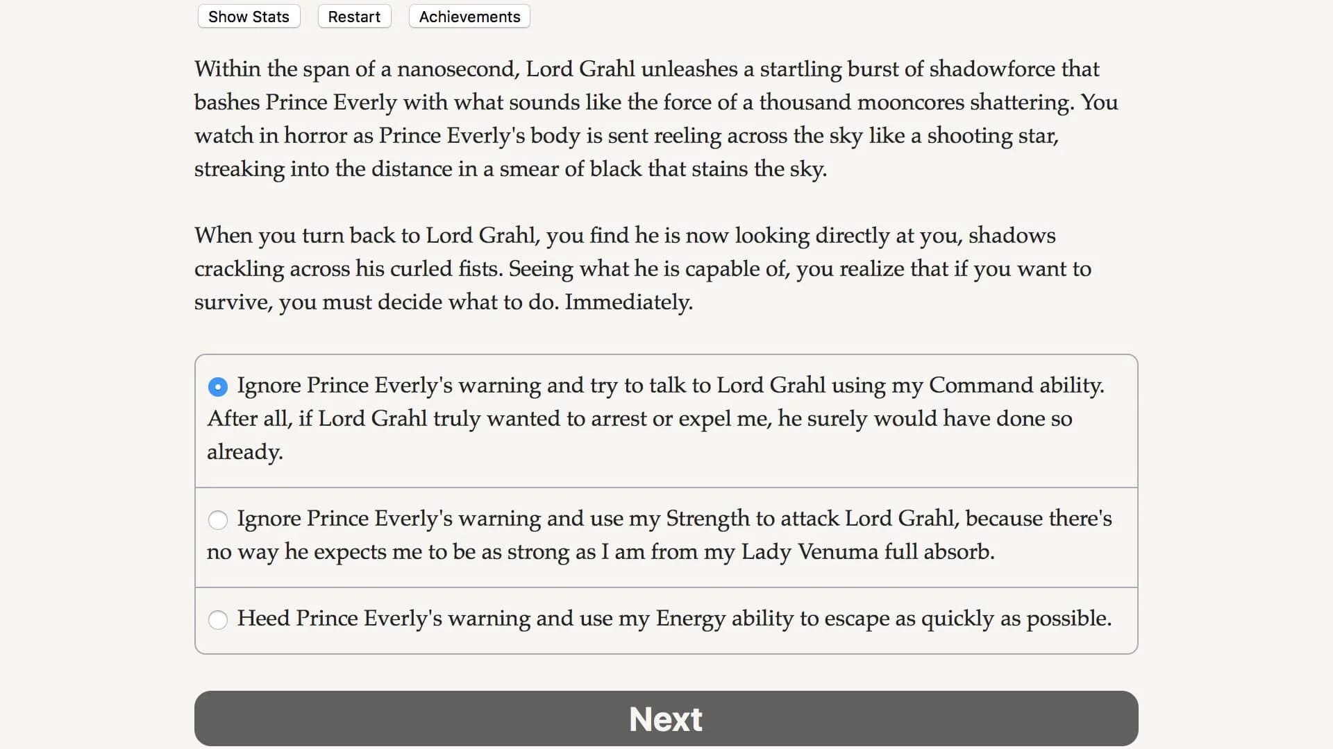 Versus: The Elite Trials screenshot 4