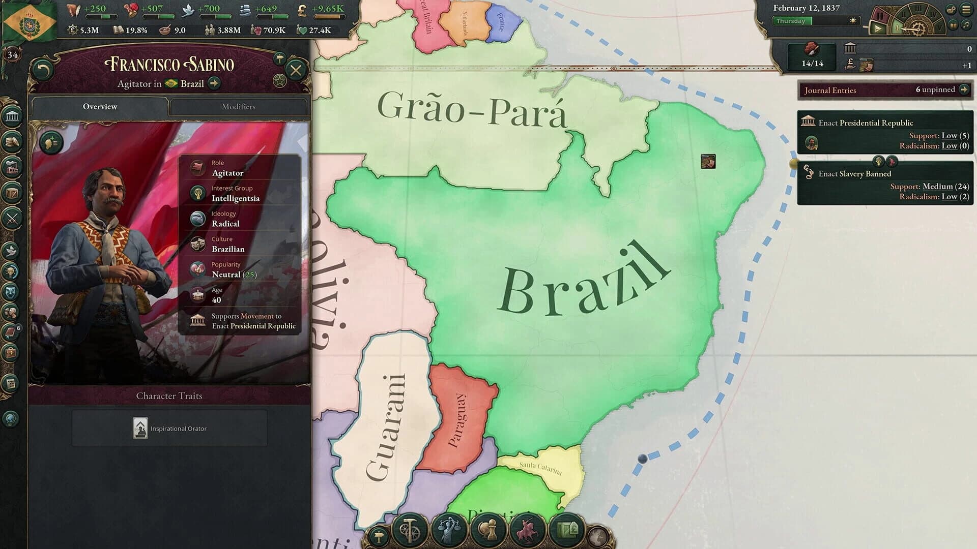 Victoria 3: Colossus of the South screenshot 1