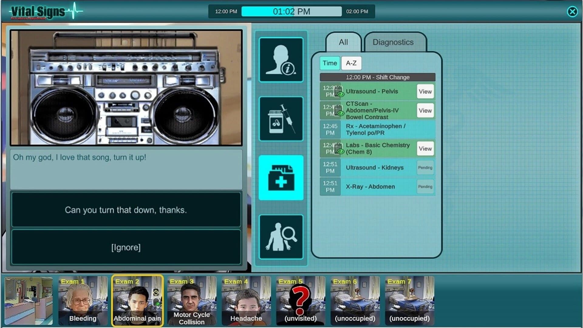Vital Signs: Emergency Department screenshot 3
