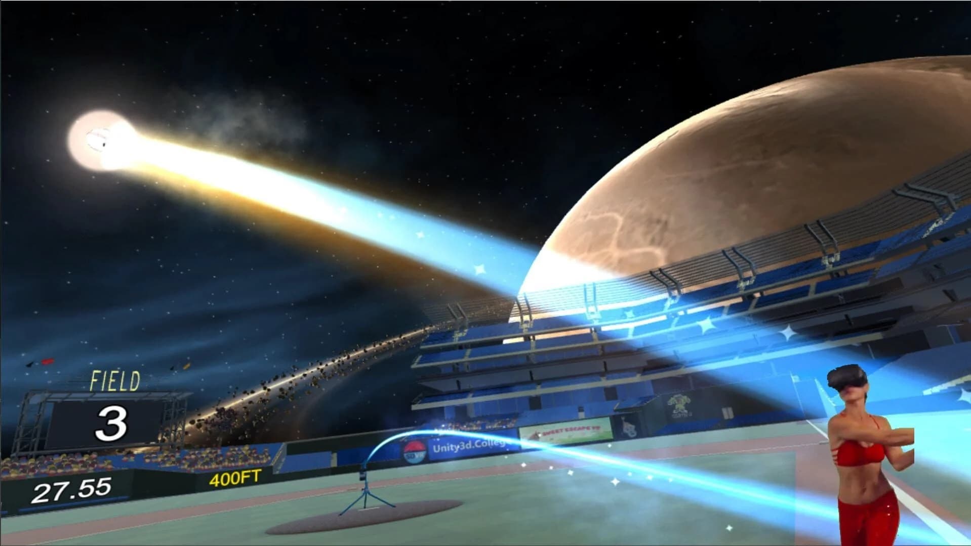 VR Baseball - Home Run Competition screenshot 3