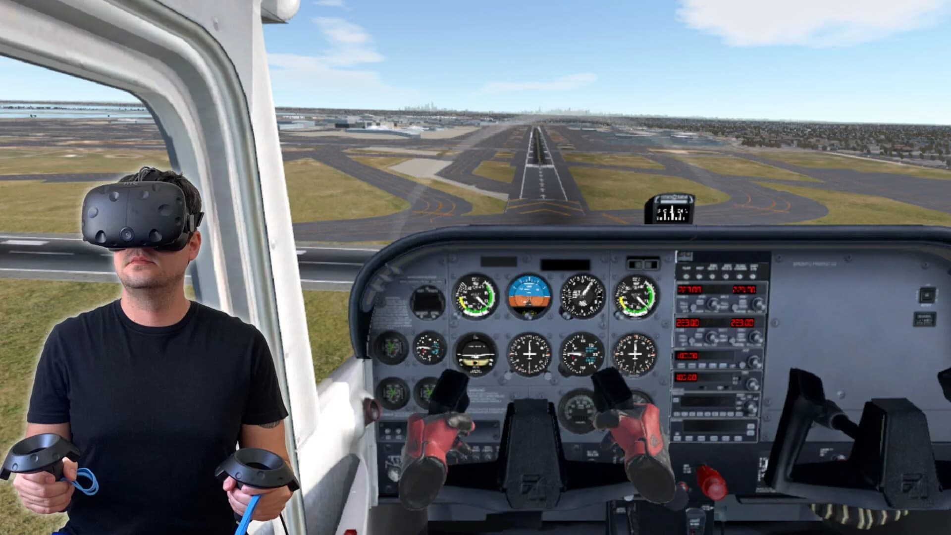 VR Flight Simulator New York - Cessna screenshot 4
