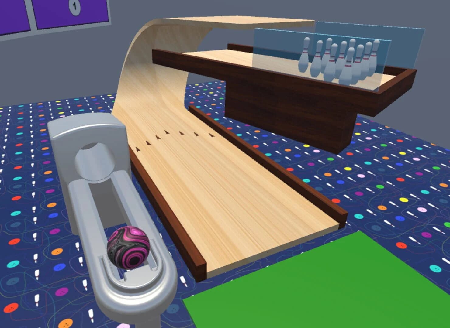 VR Mini Bowling screenshot 2