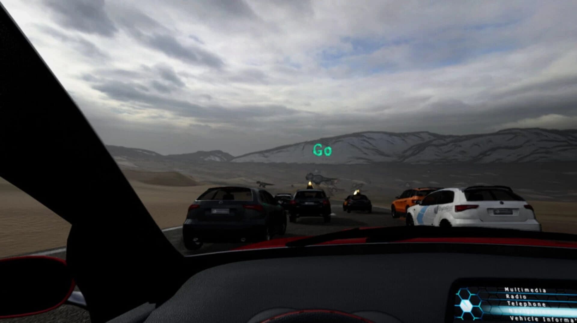 VR Racing on Dinosaur Island screenshot 2