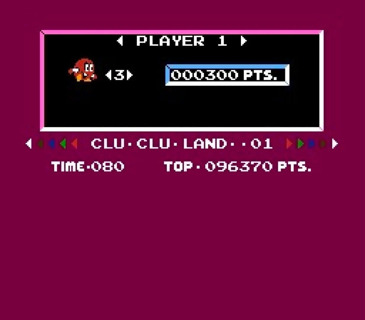 Vs. Clu Clu Land screenshot 1