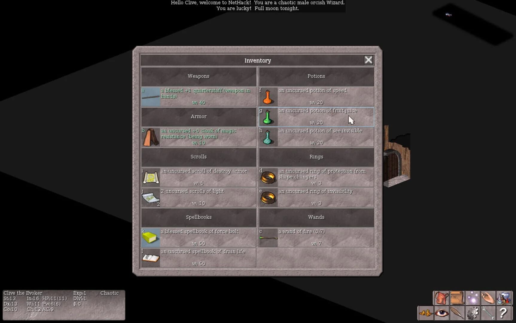Vulture for NetHack screenshot 1