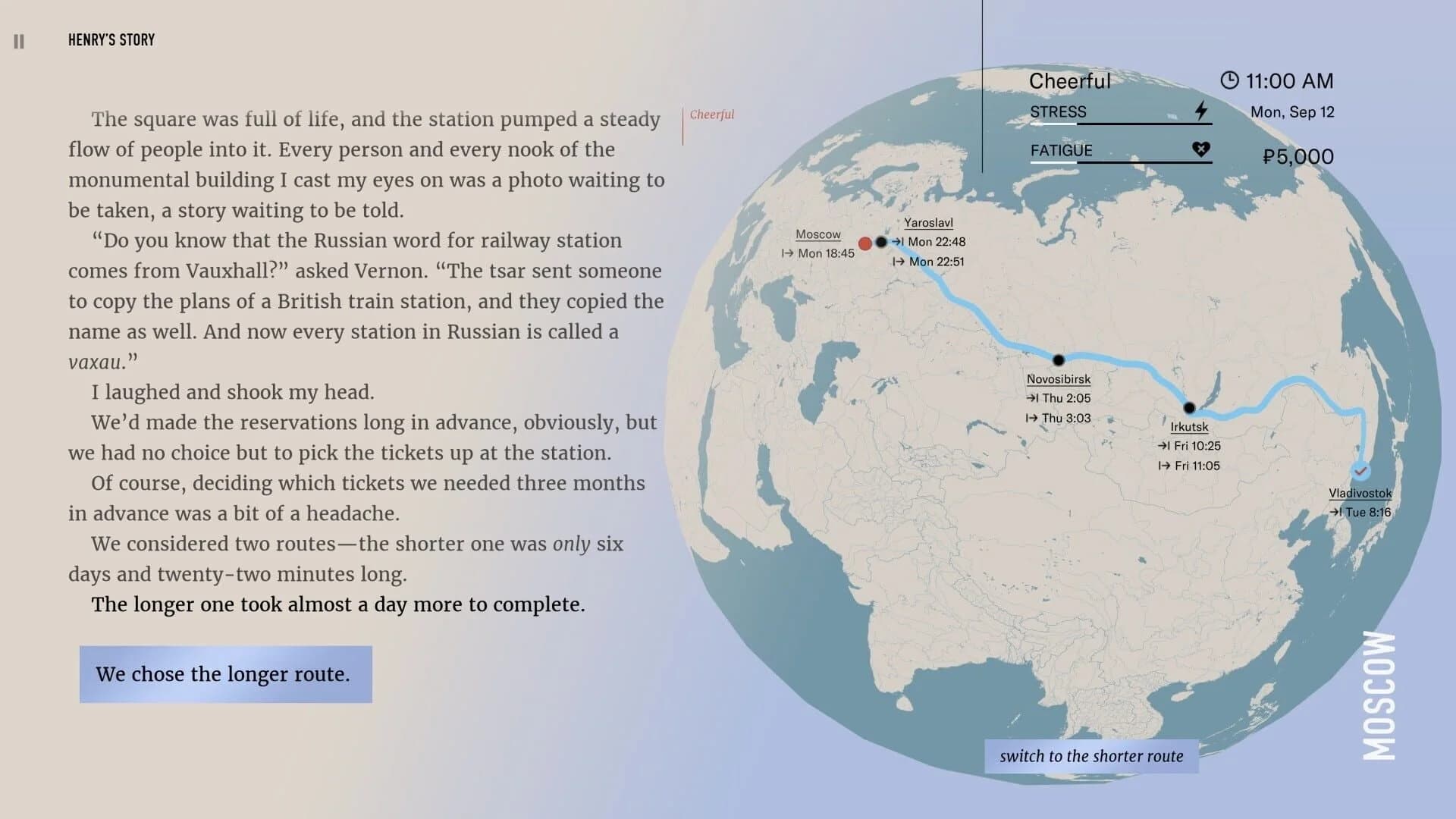 Wanderlust: Transsiberian screenshot 3