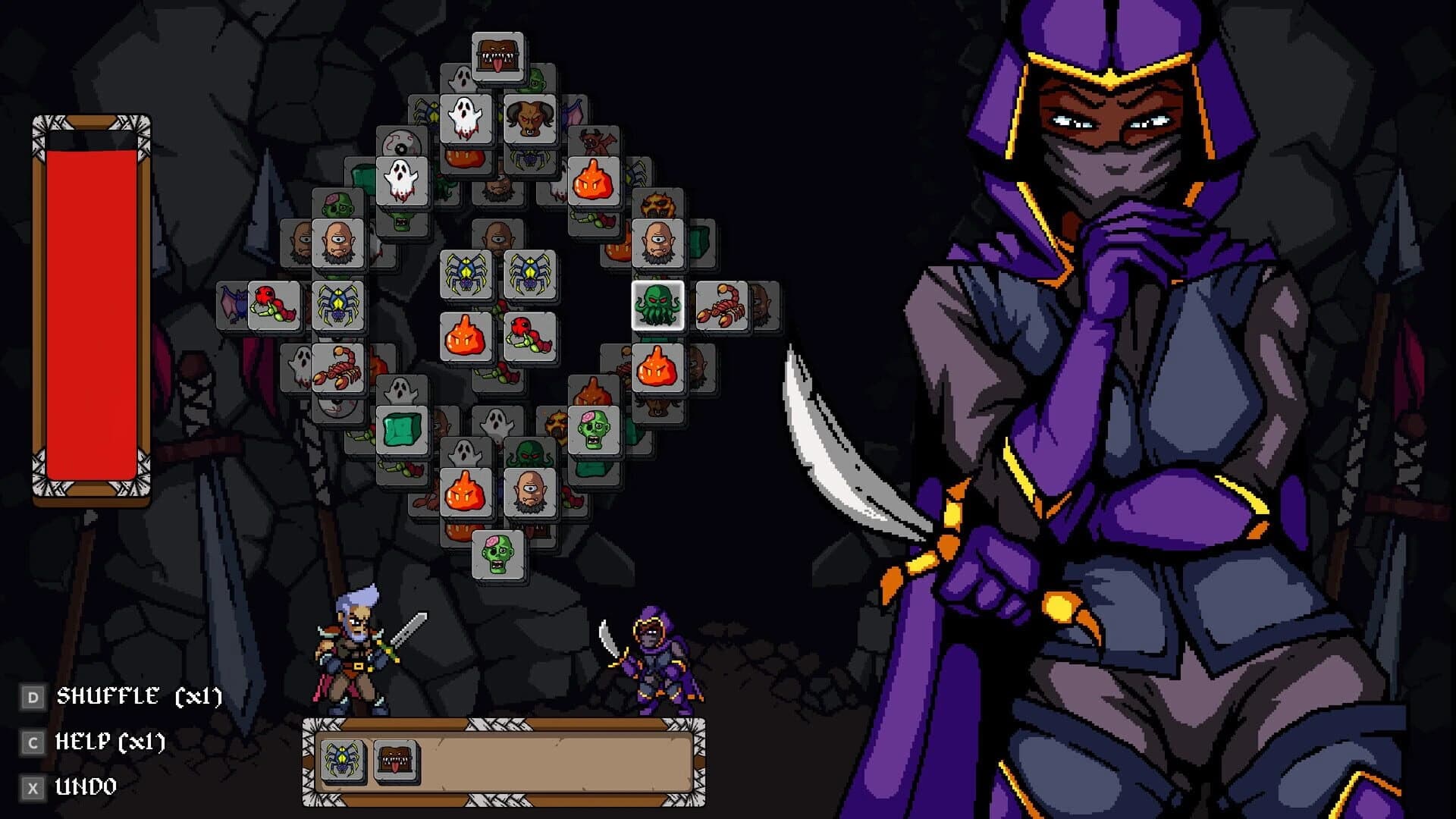 Warriors Waifus Mahjong screenshot 2