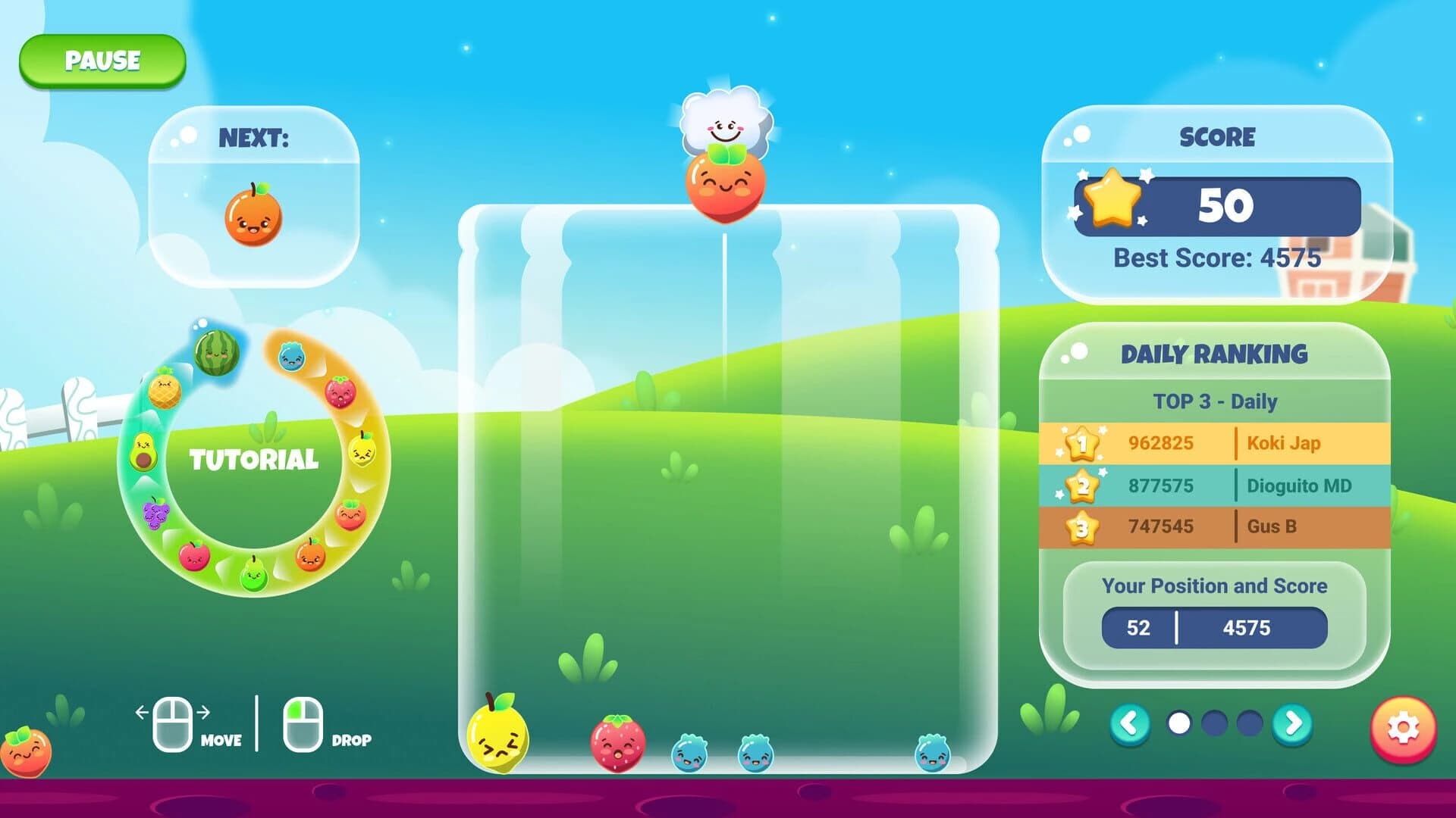 Watermelon Suika Game screenshot 3