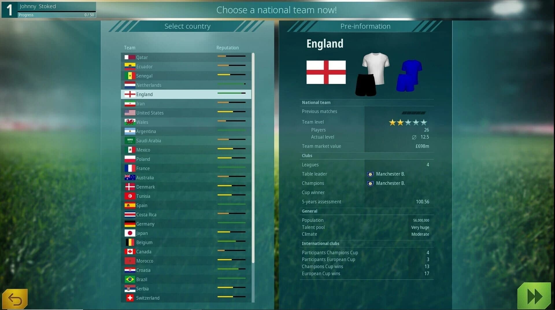 We Are Football: National Teams screenshot 1