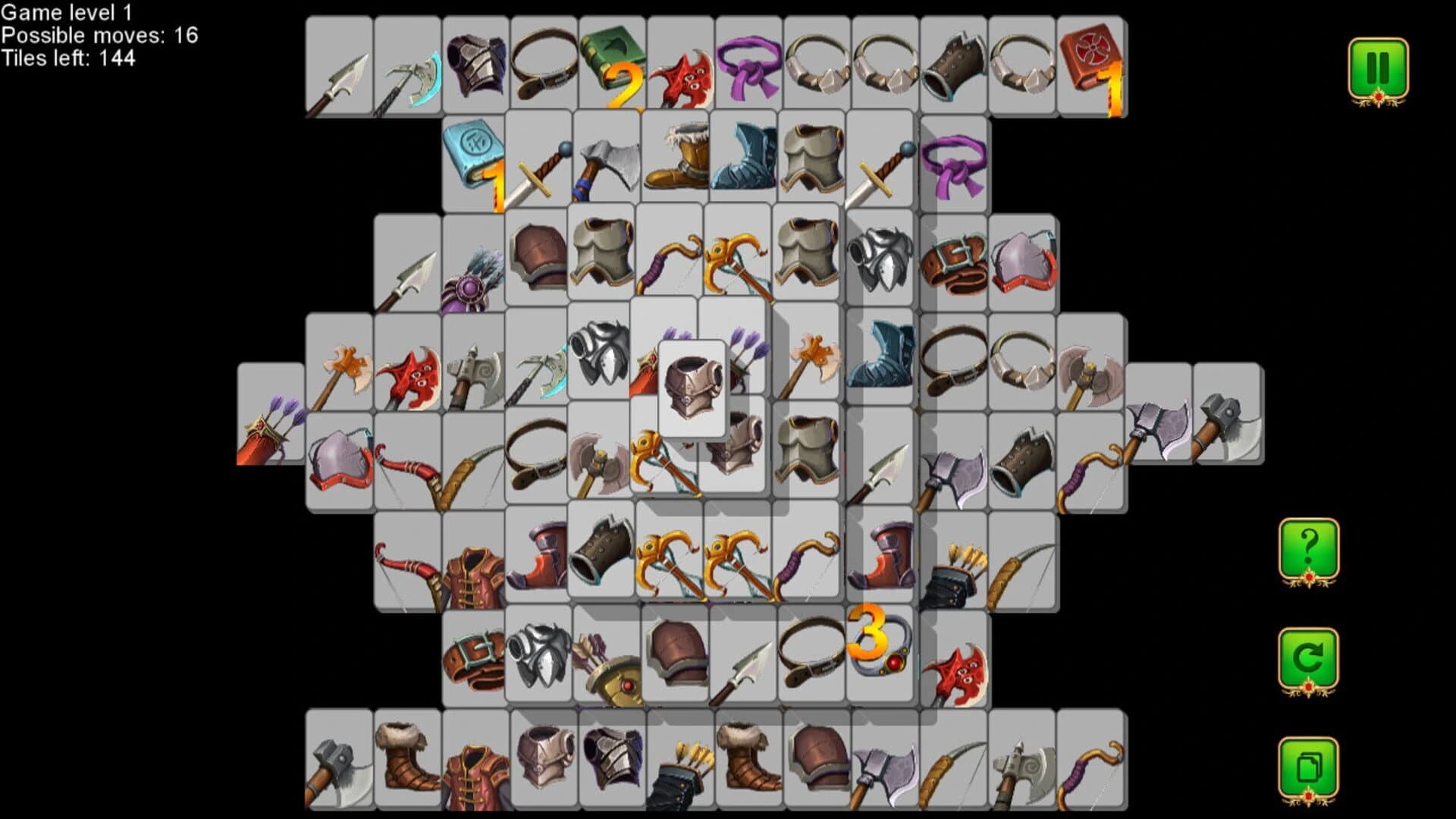Weapon and Armor: Mahjong screenshot 5