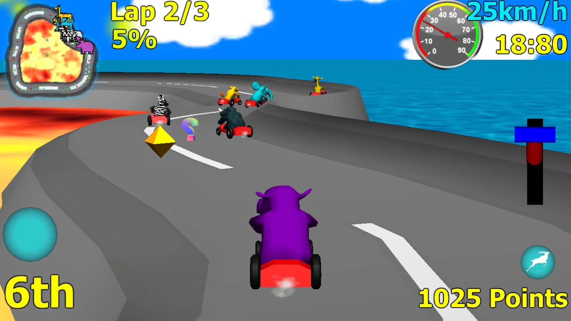 Wild Animal Racing screenshot 1