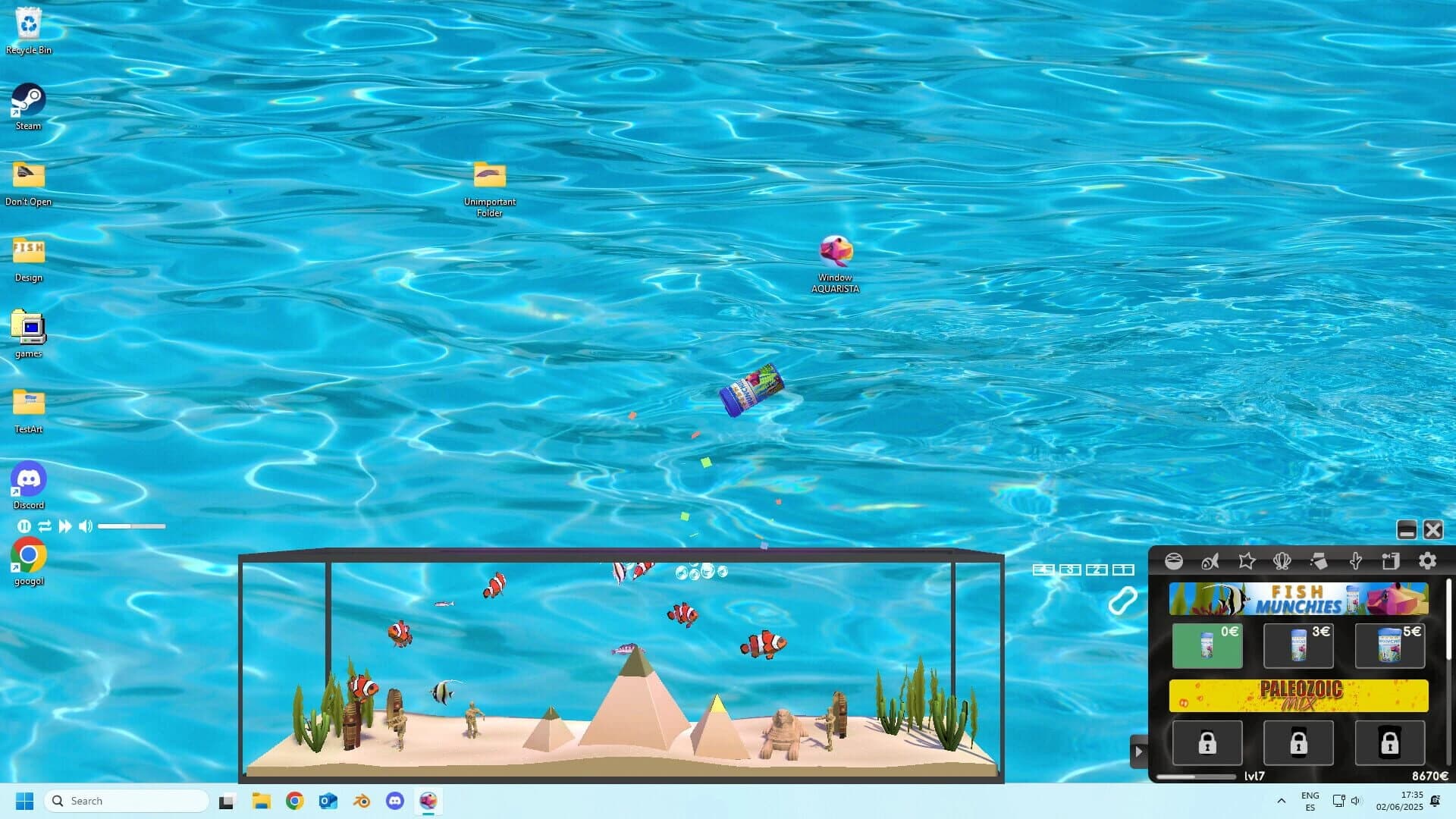 Window Aquarista screenshot 1