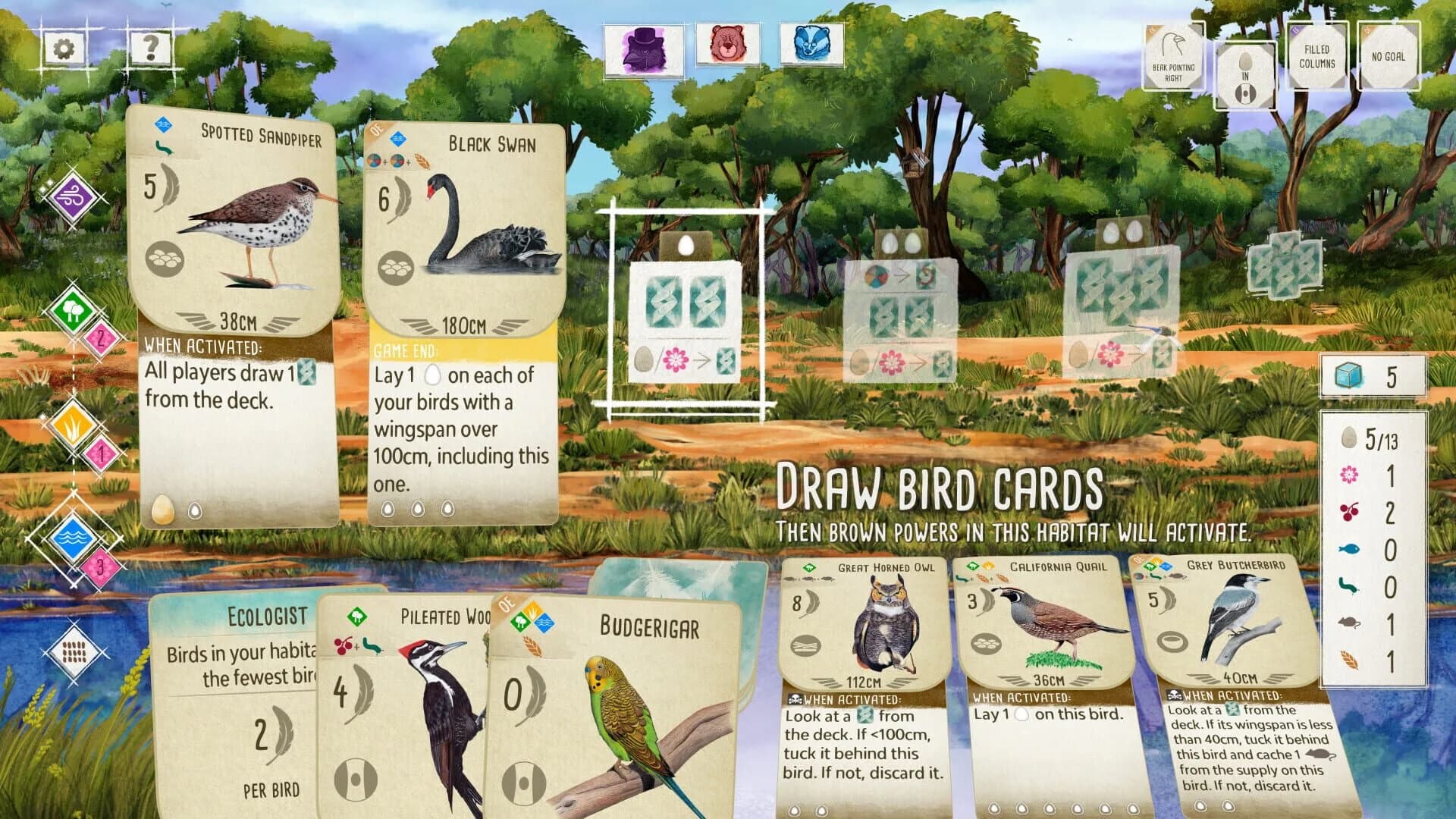 Wingspan: Oceania Expansion screenshot 1