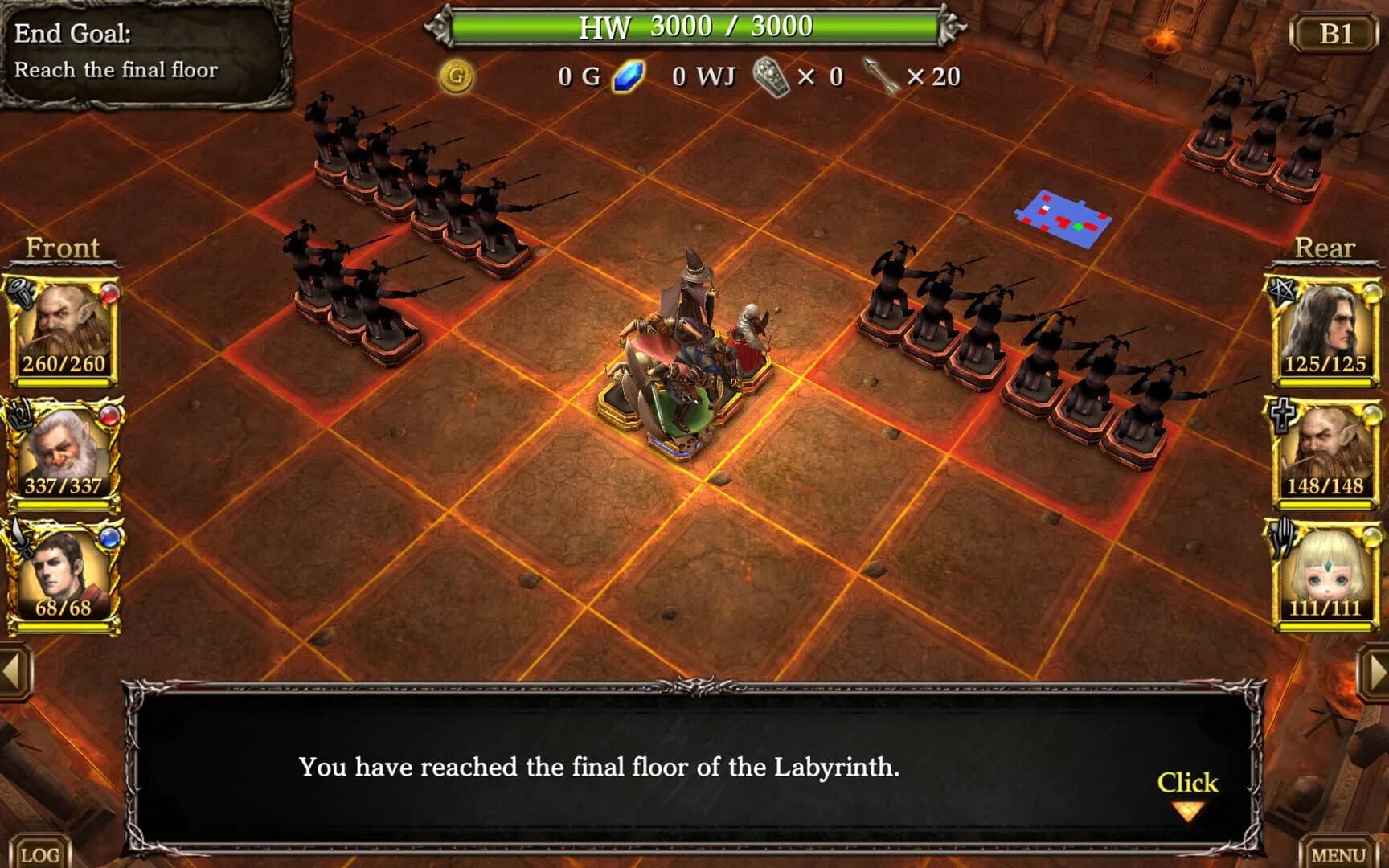 Wizrogue - Labyrinth of Wizardry screenshot 1