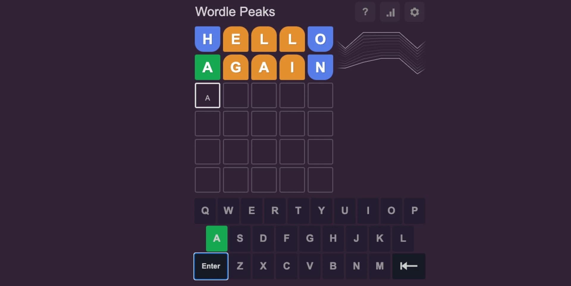 Word Peaks screenshot 2