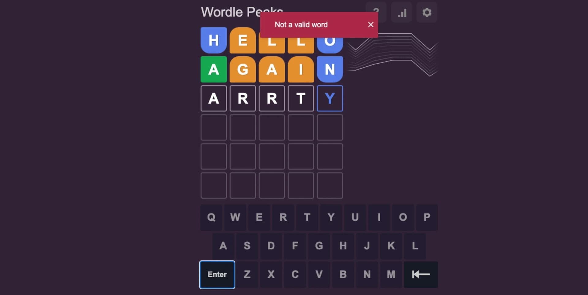 Word Peaks screenshot 3