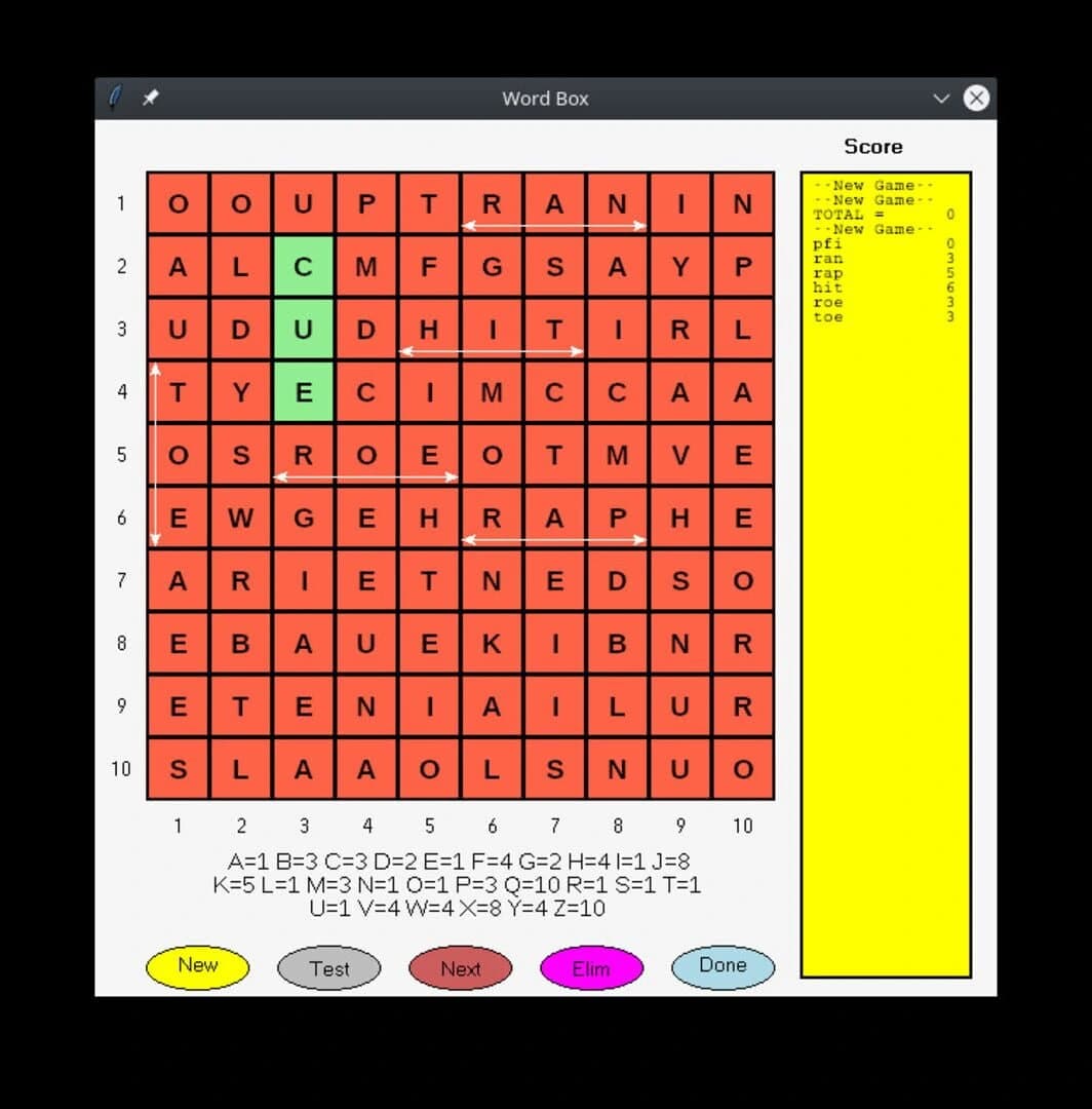 WordBed screenshot 1