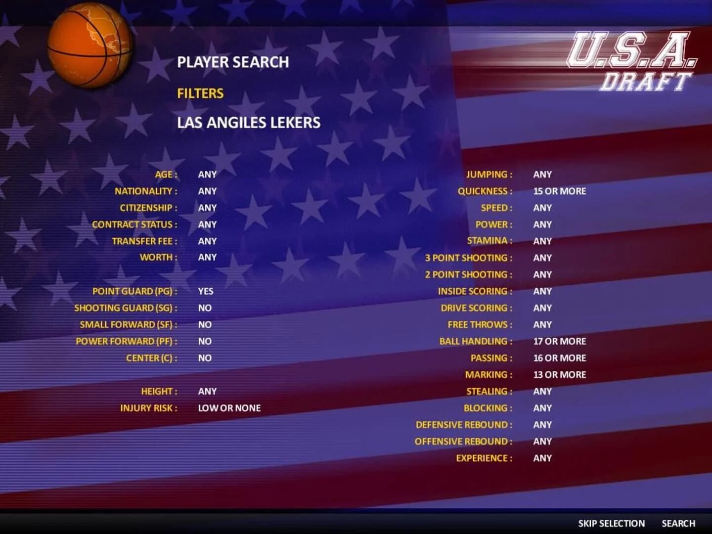 World Basketball Manager 2010 screenshot 4