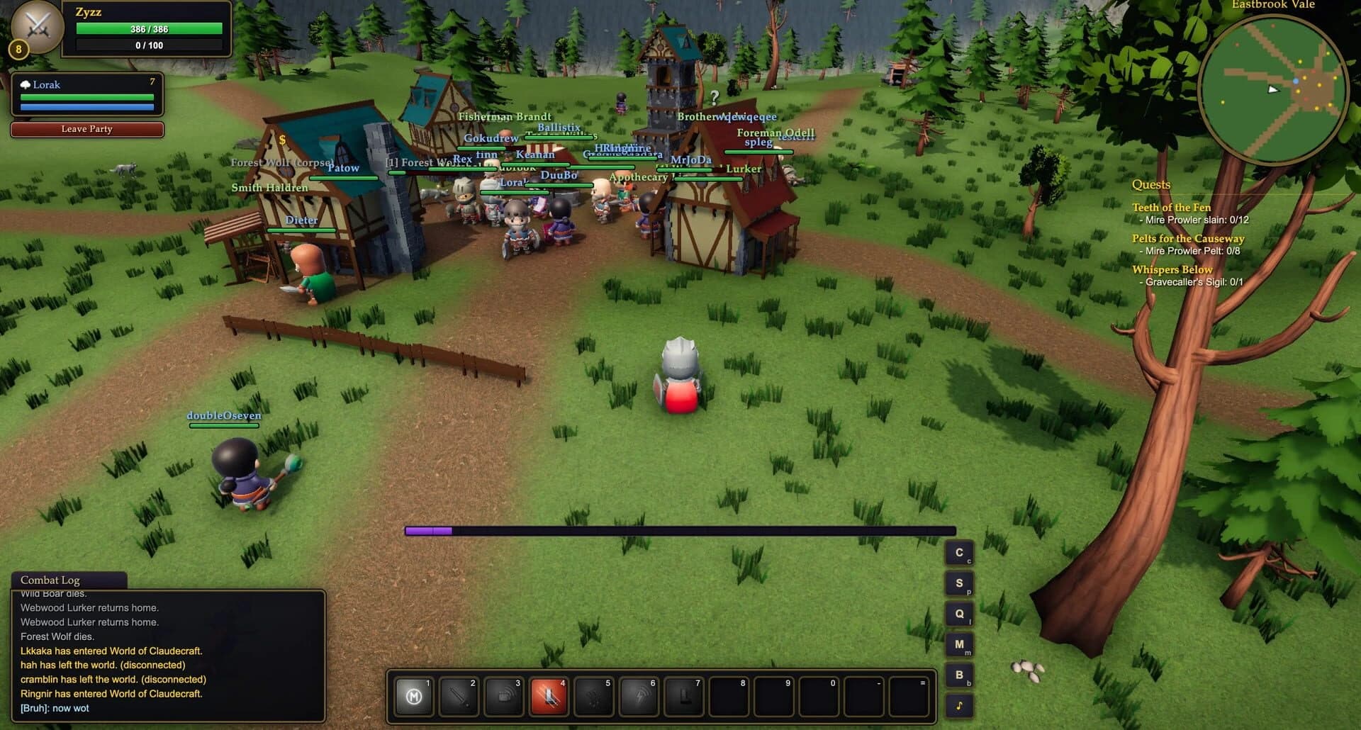 World of Claudecraft screenshot 1