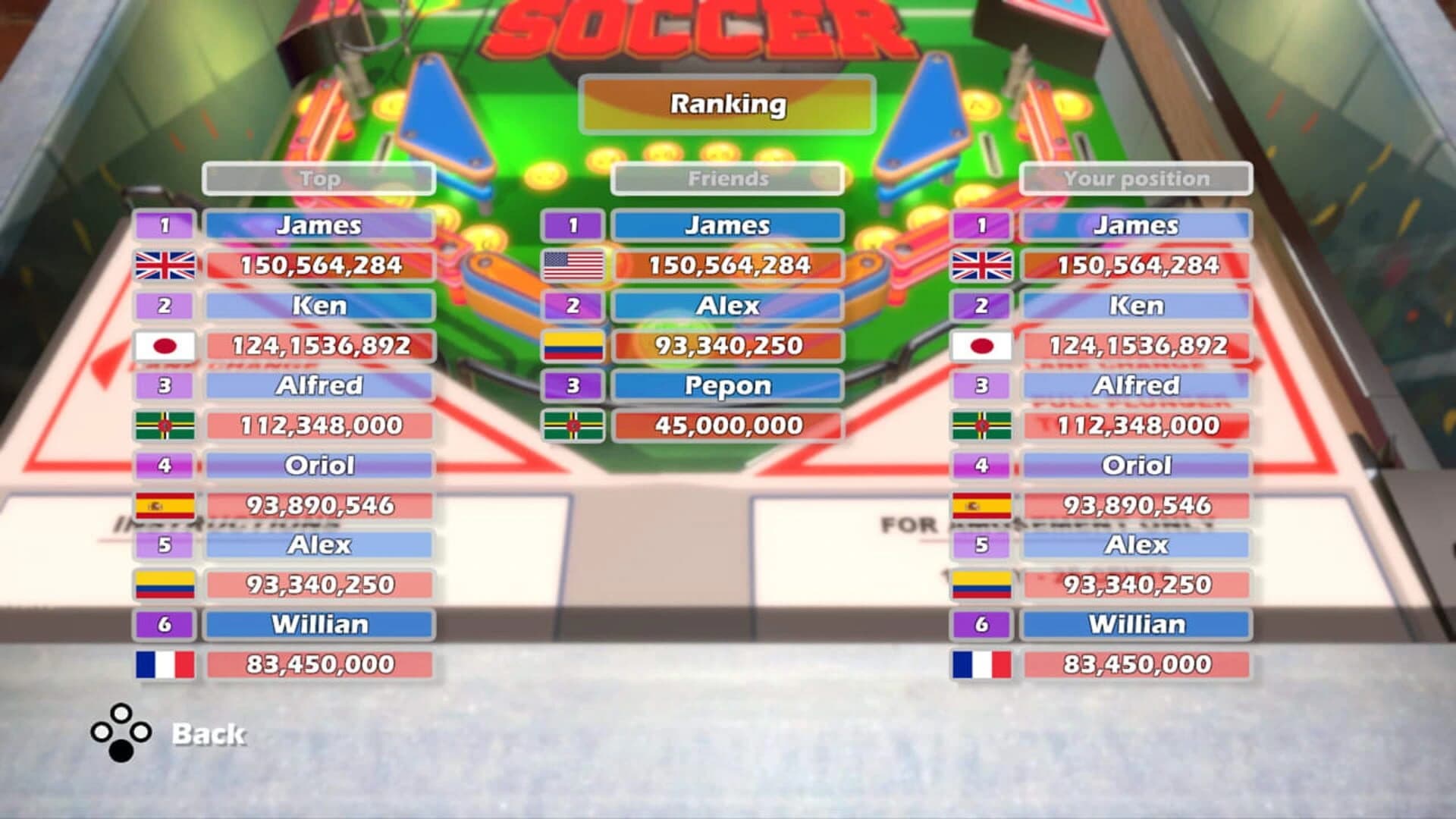 World Soccer Pinball screenshot 2