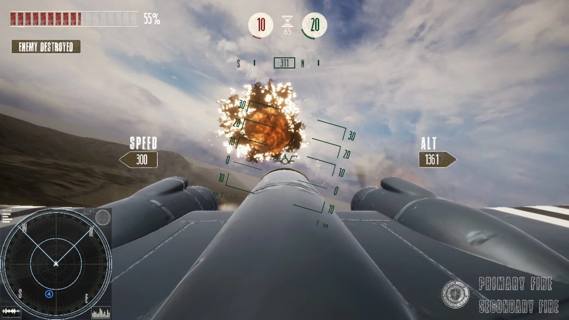 World War II: Airplanes Battle screenshot 2