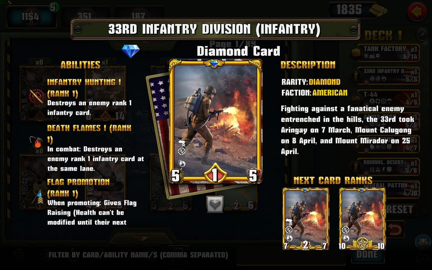 World War II: TCG screenshot 5