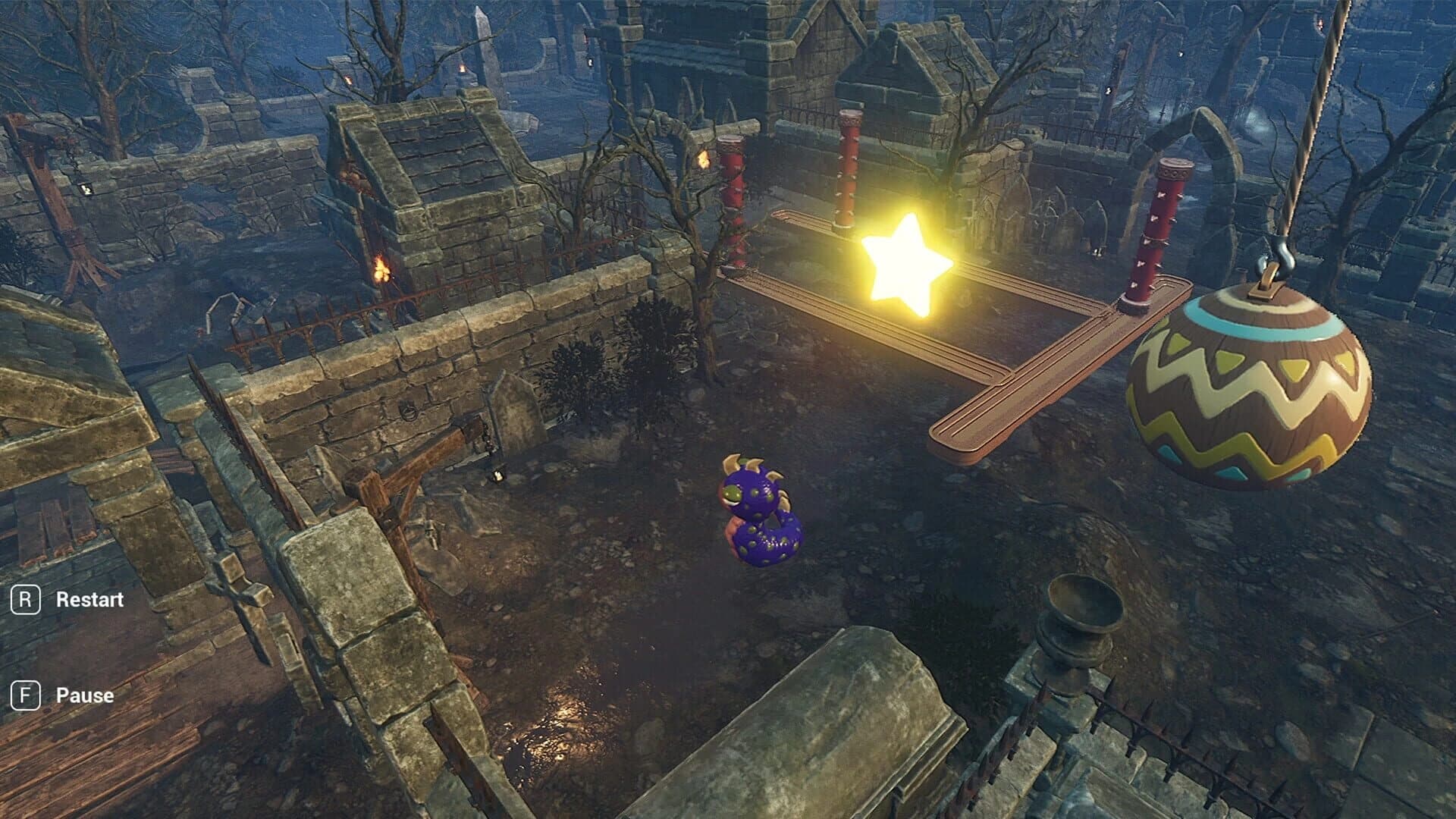 Worm in Horror Place screenshot 1
