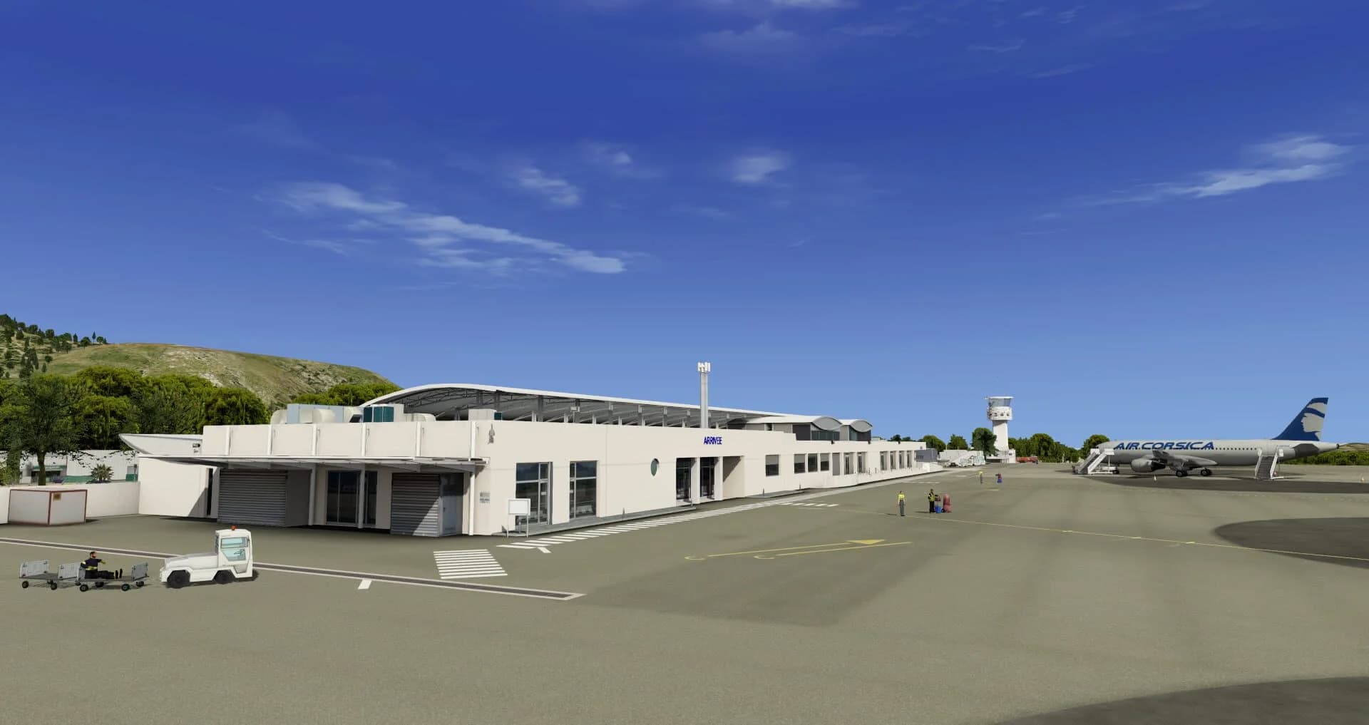 X-Plane 11: Aerosoft - Airport Calvi screenshot 1
