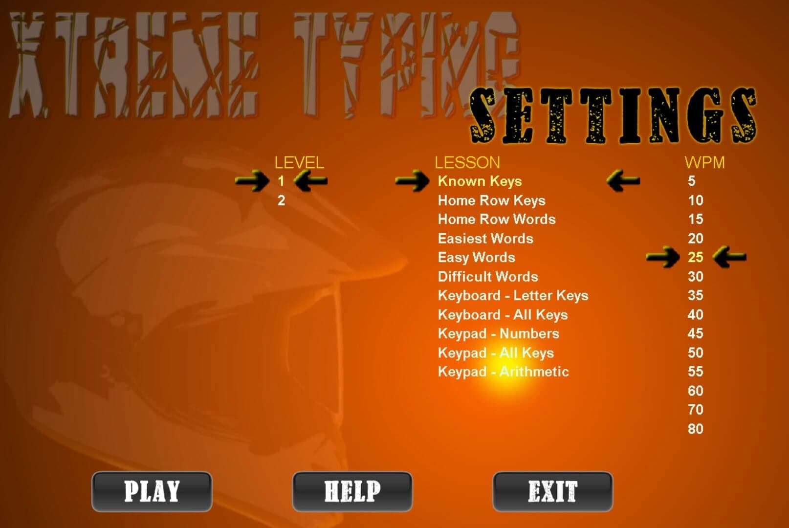 Xtreme Typing screenshot 3