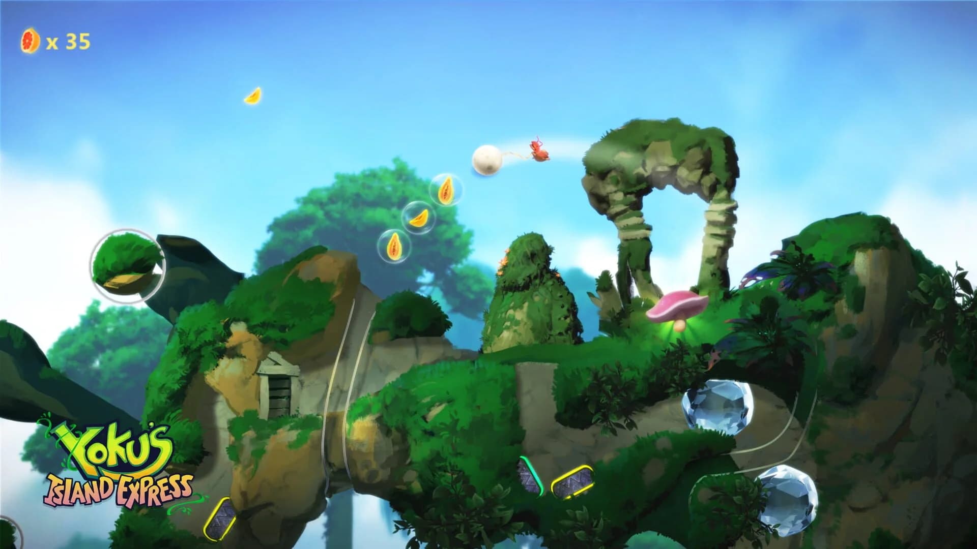 Yoku's Island Express screenshot 3