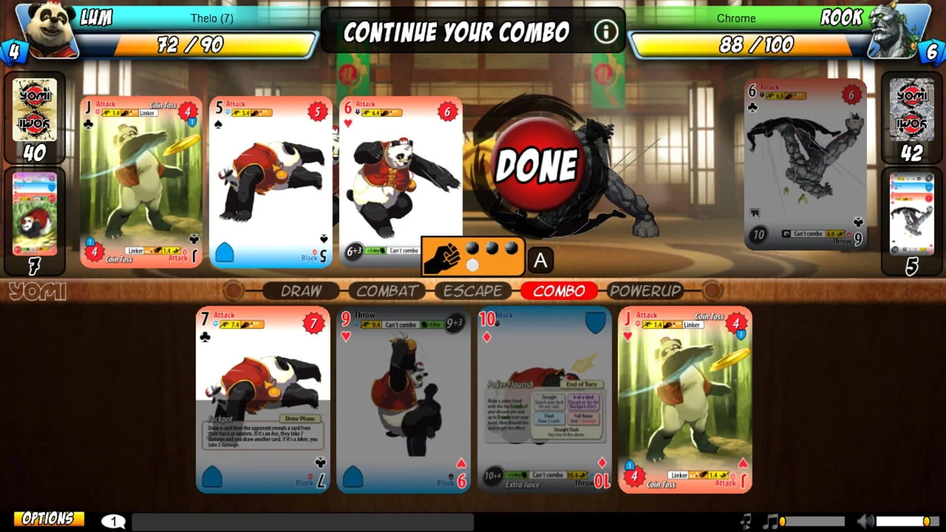 Yomi screenshot 1