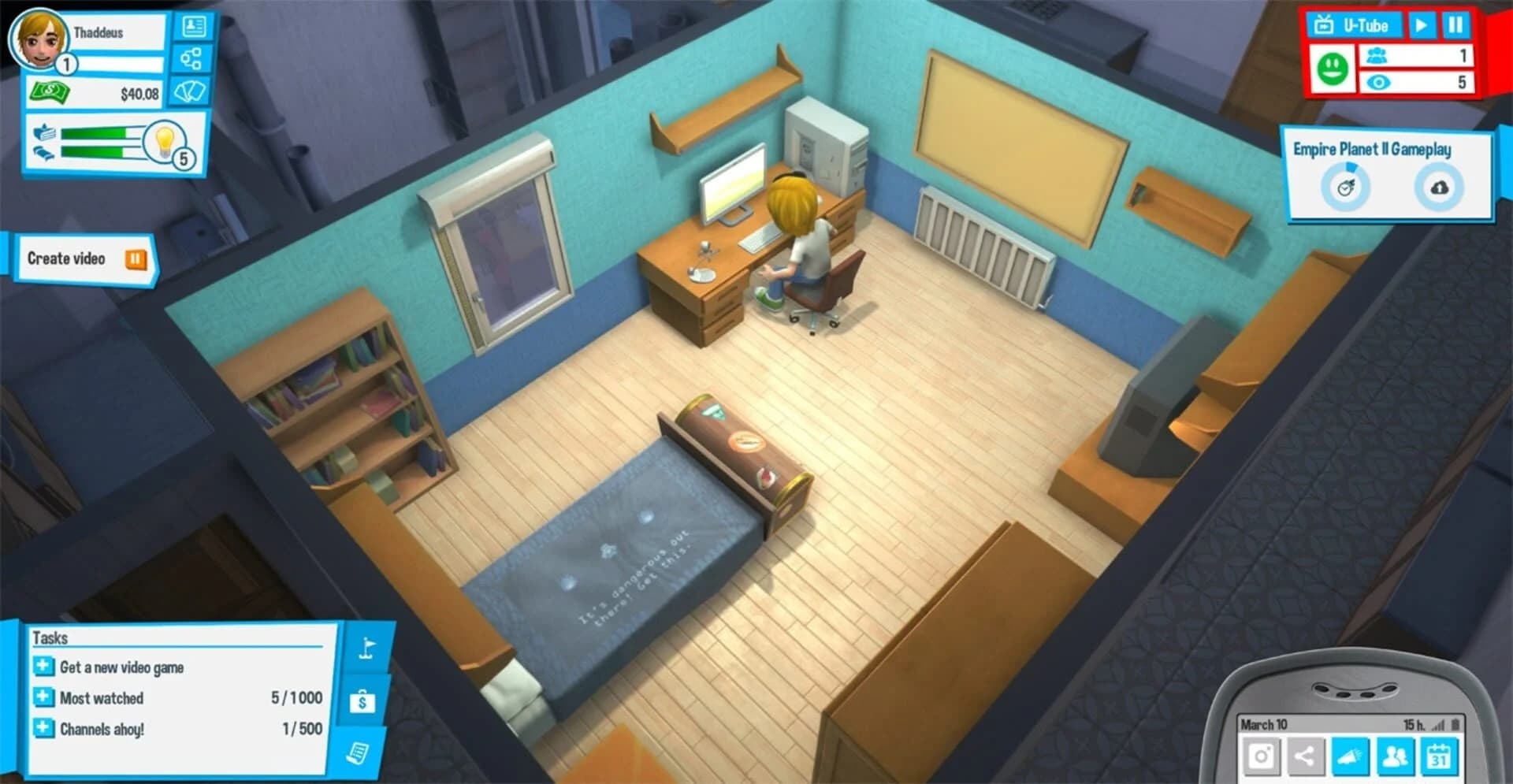 Youtubers Life: OMG Edition screenshot 1