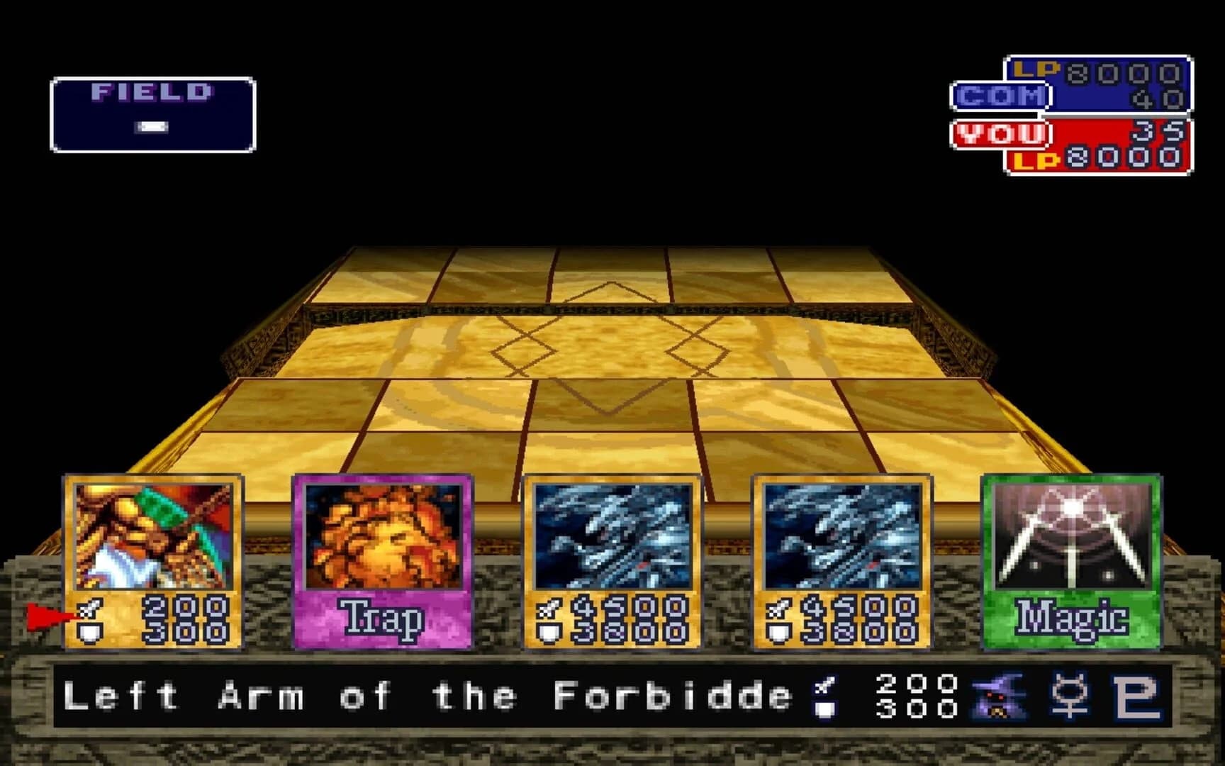 Yu-Gi-Oh! Forbidden Memories screenshot 1