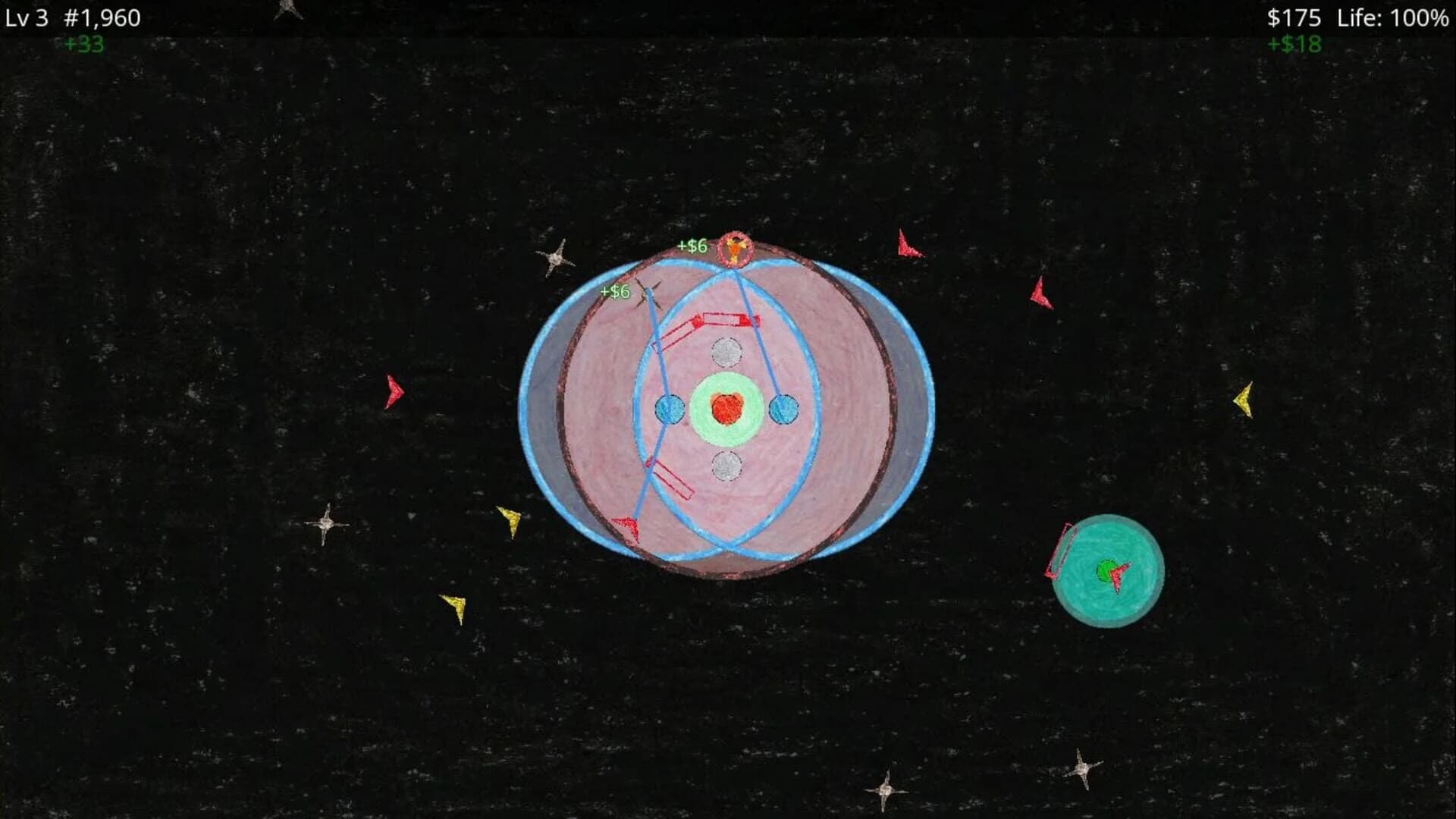 ZaciSa: Defense of the Crayon Dimensions! screenshot 2