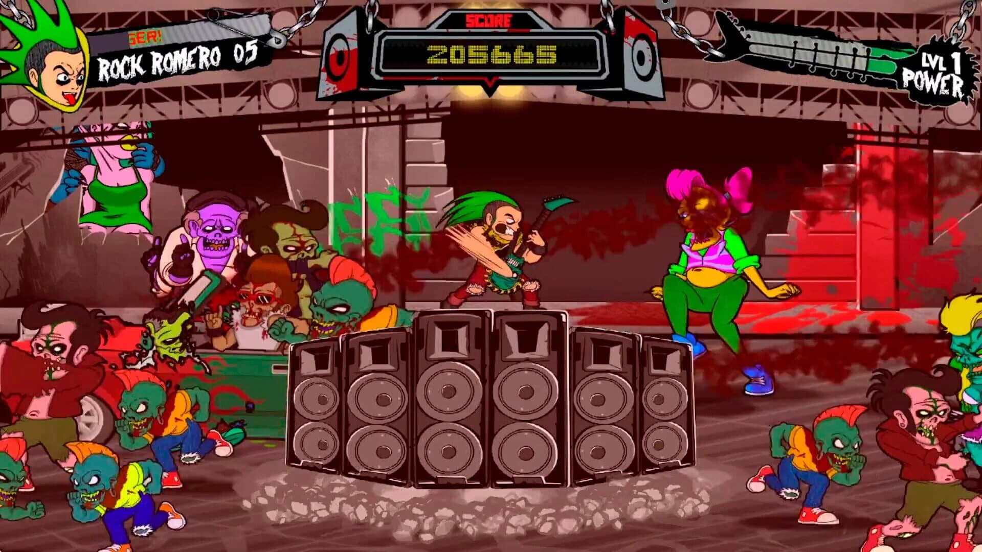 Zombi Rockstar screenshot 2