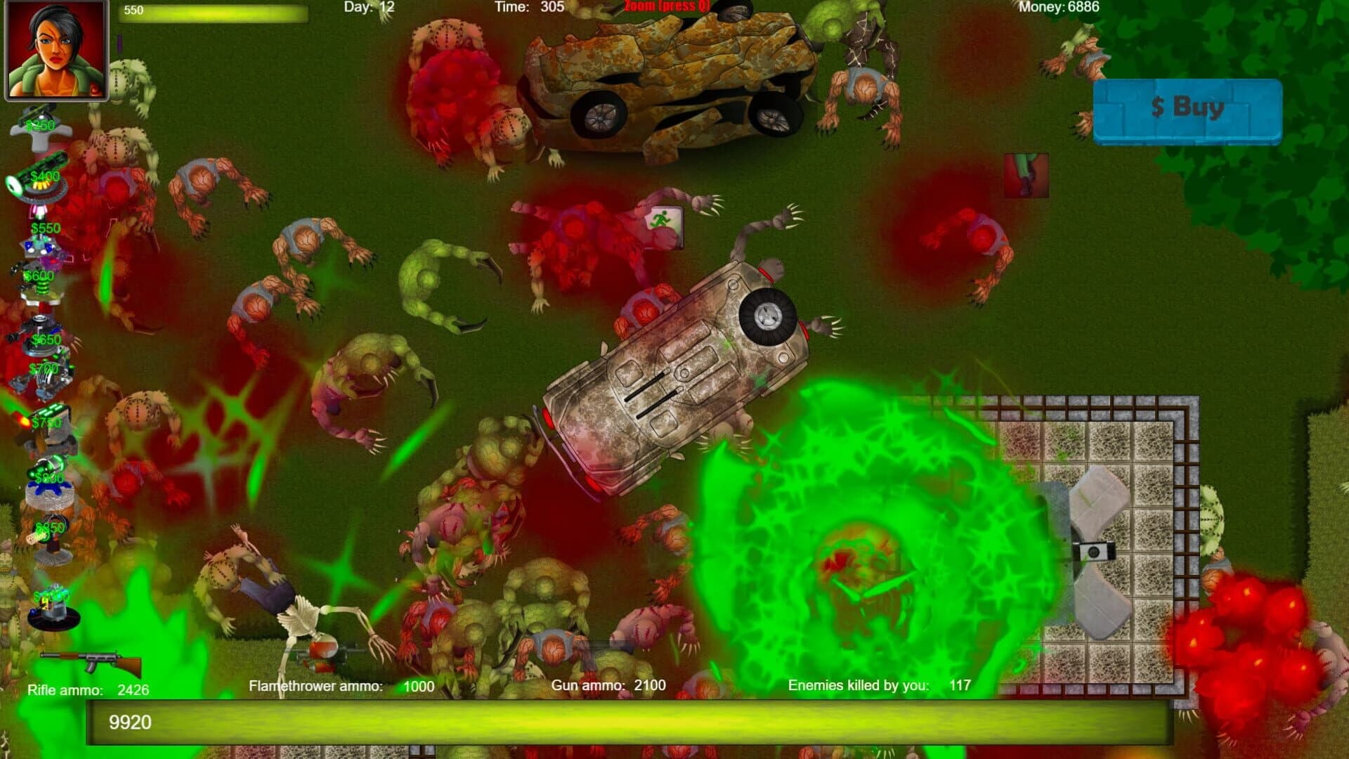 Zombie Apocalypse: The Last Fortress screenshot 5