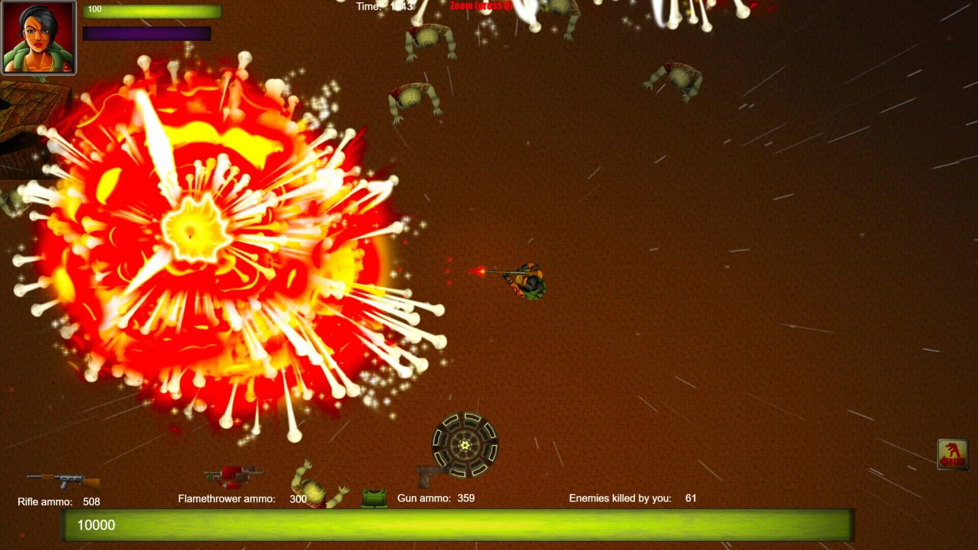 Zombie Apocalypse: The Last Fortress screenshot 1