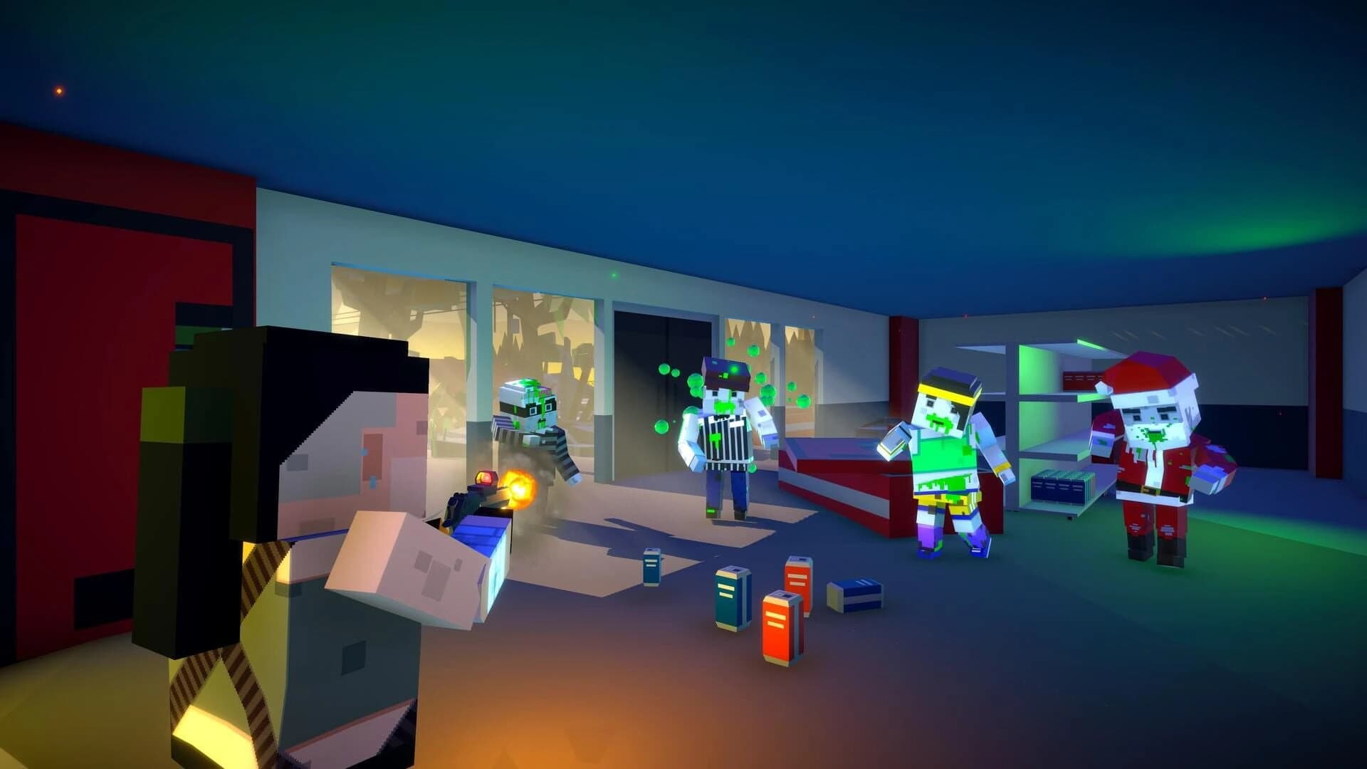 Zombie Blocks: Pixel Shooter Gun screenshot 2