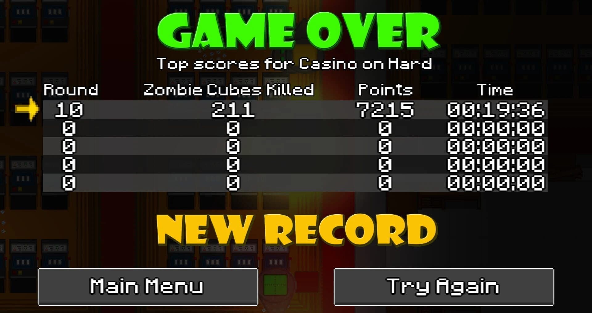 Zombie Cubes screenshot 1