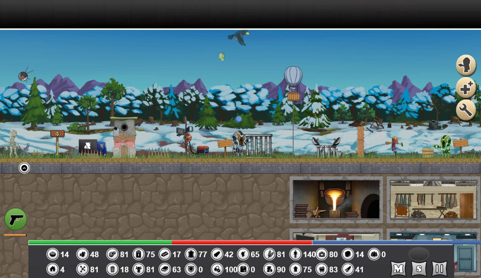 Zombie Defense Shelter screenshot 2