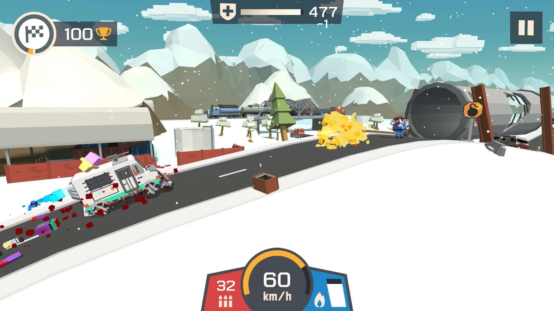 Zombie Derby: Pixel Survival screenshot 4