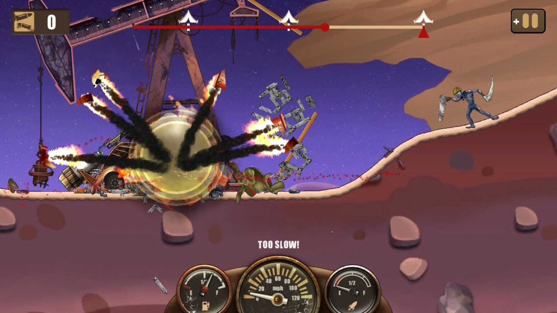 Zombie Hill Race screenshot 1
