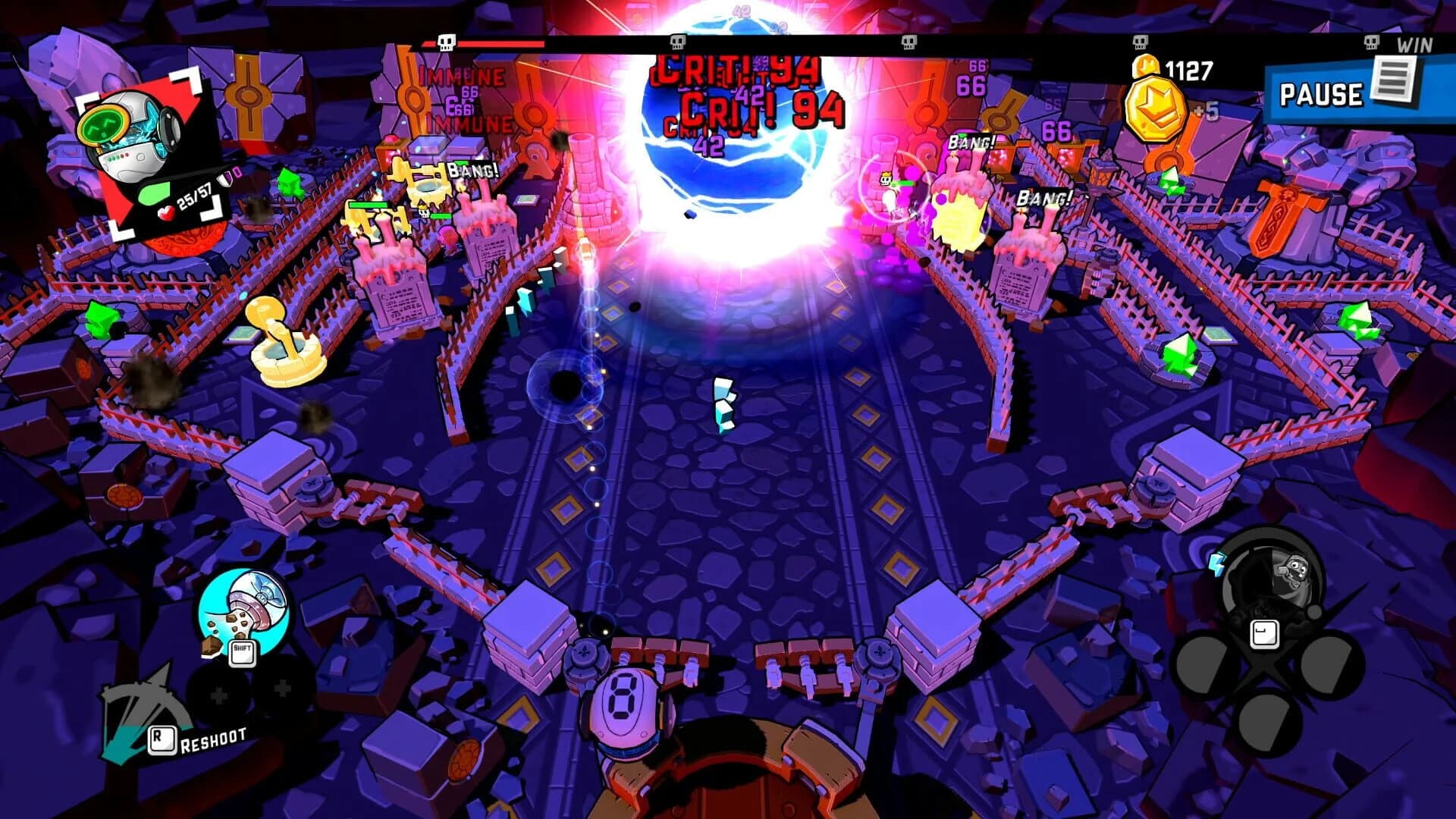 Zombie Rollerz: Pinball Heroes screenshot 1