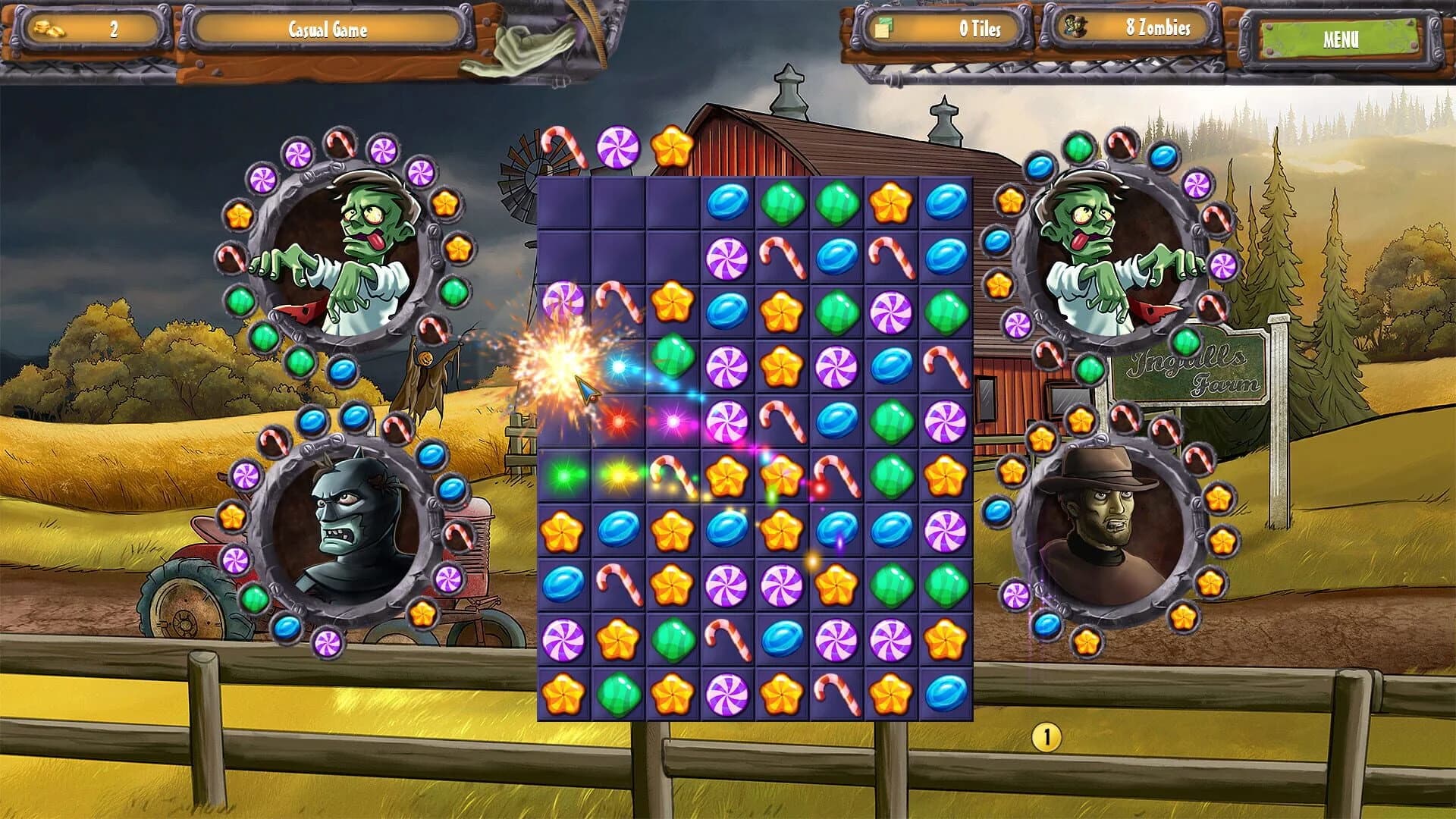 Zombie Solitaire 2 Chapter 1 screenshot 5