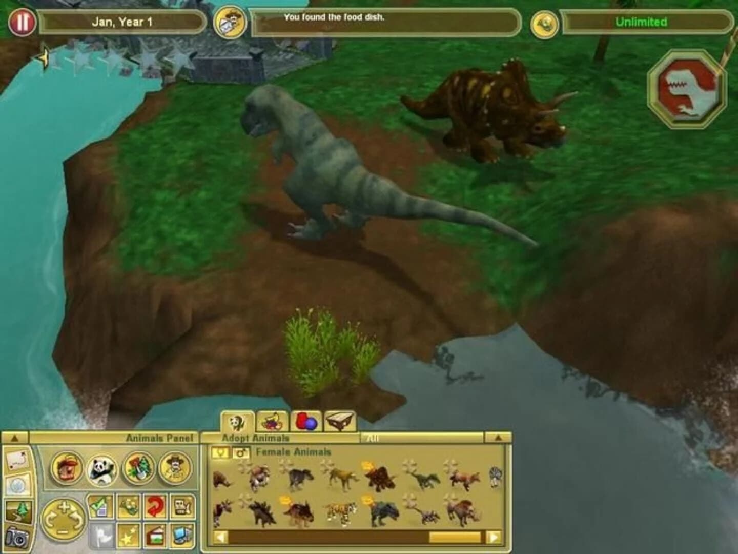 Zoo Tycoon 2: Extinct Animals screenshot 1