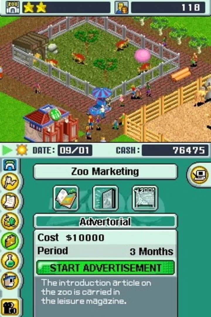 Zoo Tycoon DS screenshot 3