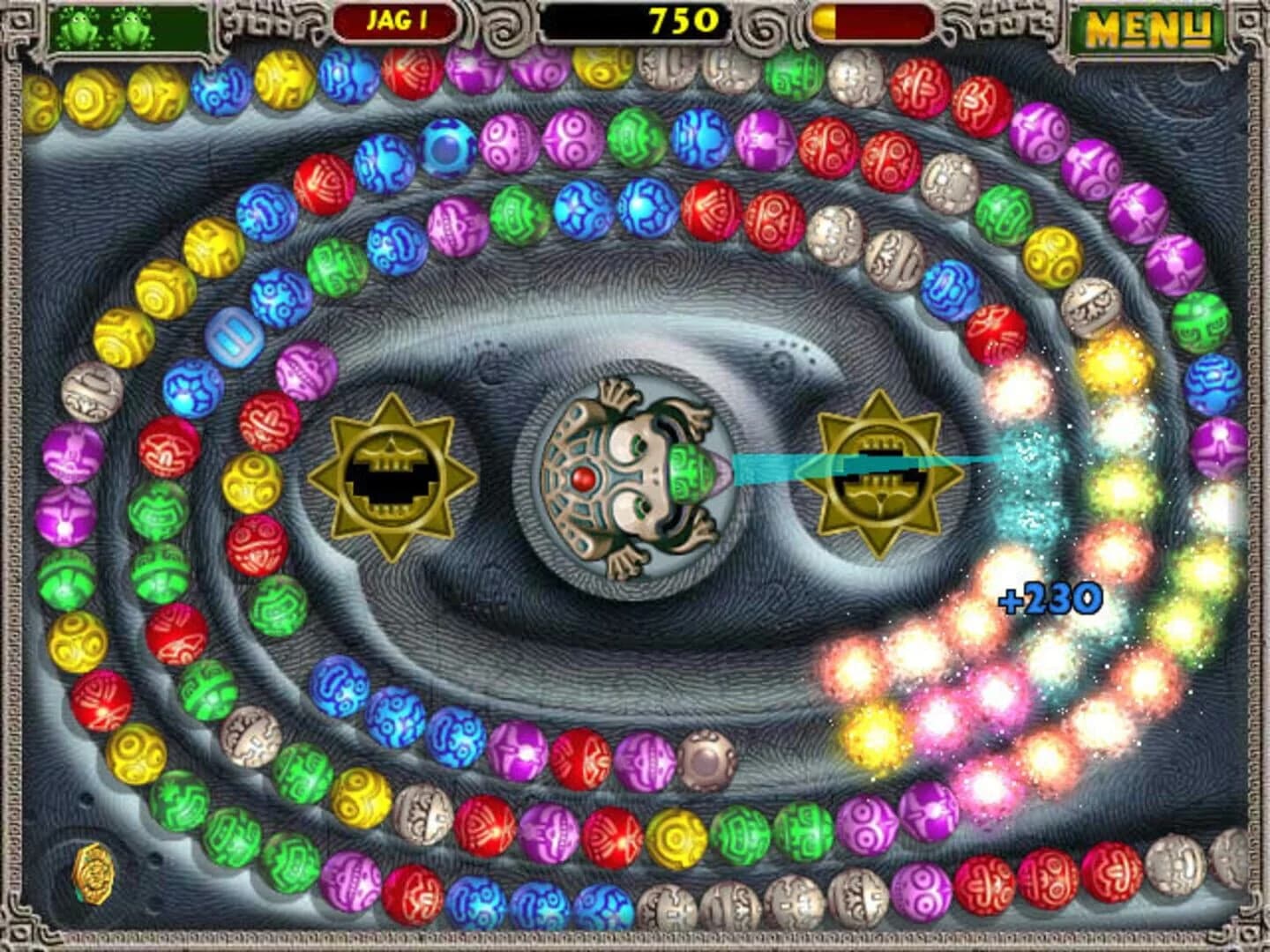 Zuma Deluxe screenshot 2