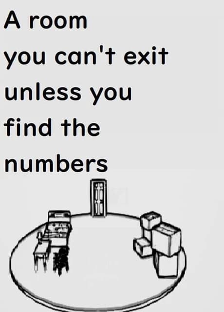A Room You Can't Exit Unless You Find the Numbers