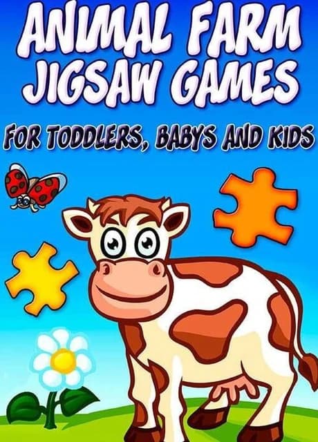 Animal Farm Jigsaw Games for Toddlers, Babys and Kids